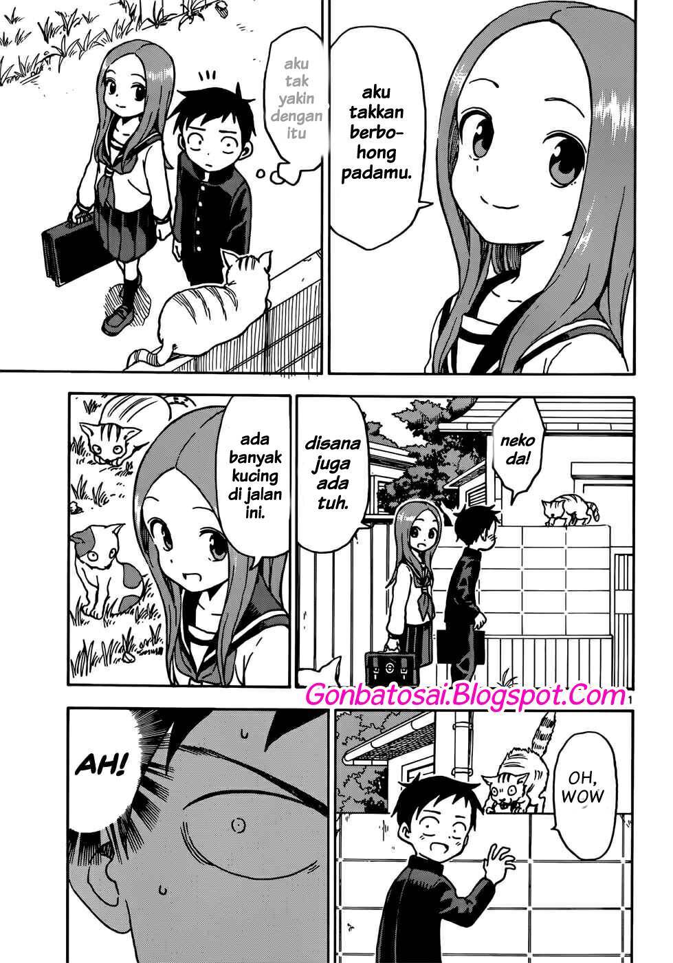 Karakai Jouzu no Takagi-san Chapter 67