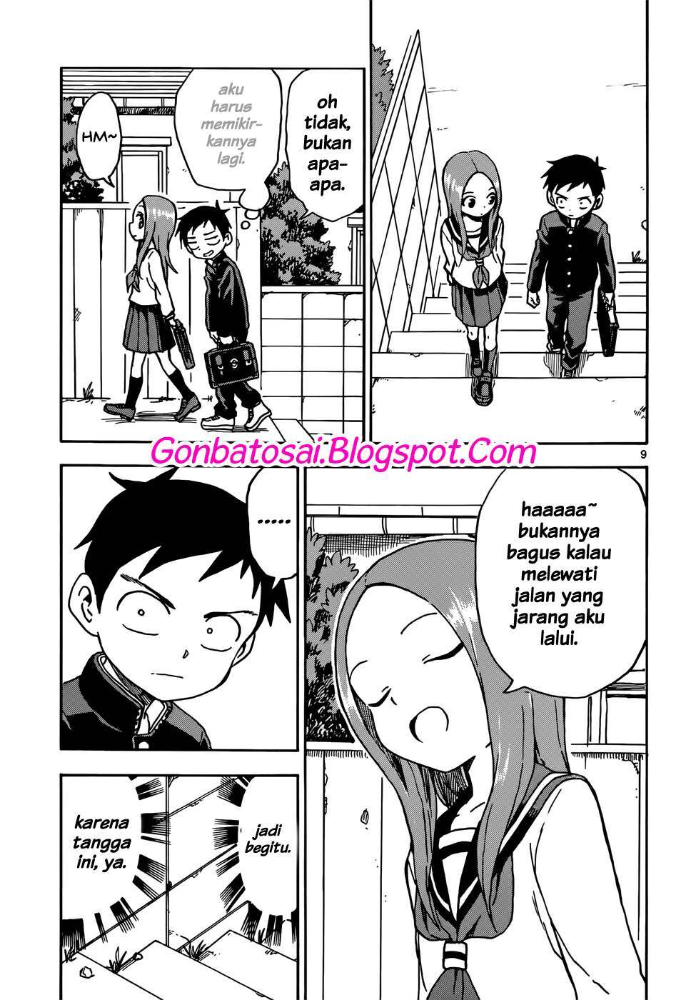 Karakai Jouzu no Takagi-san Chapter 67