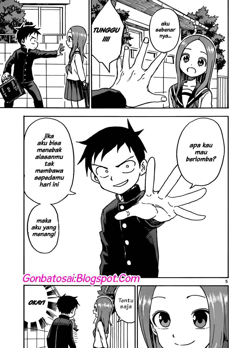 Karakai Jouzu no Takagi-san Chapter 67