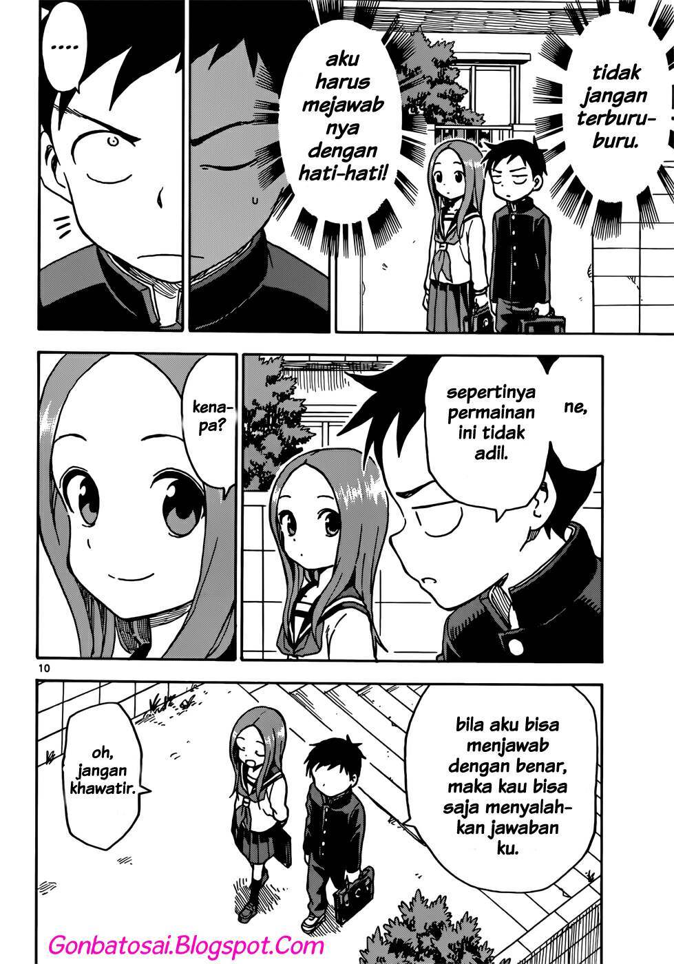 Karakai Jouzu no Takagi-san Chapter 67