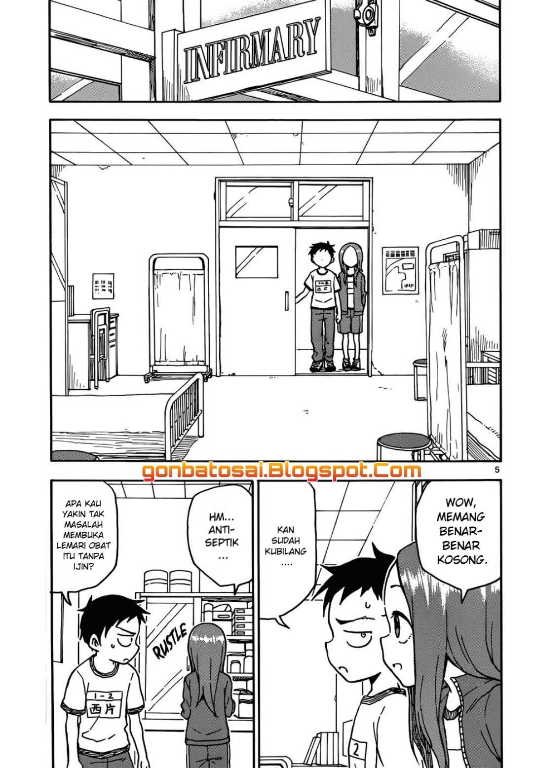 Karakai Jouzu no Takagi-san Chapter 68