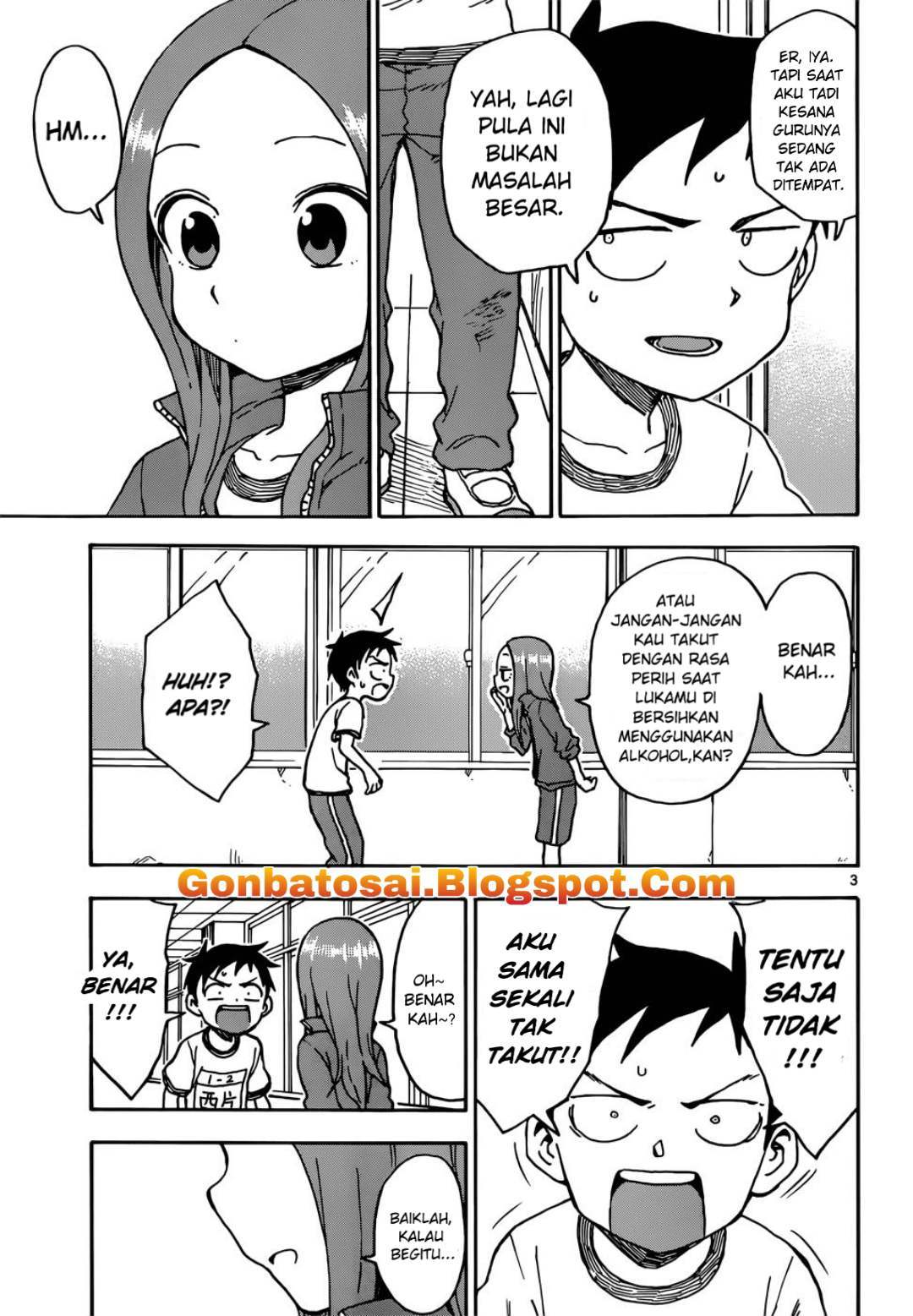 Karakai Jouzu no Takagi-san Chapter 68