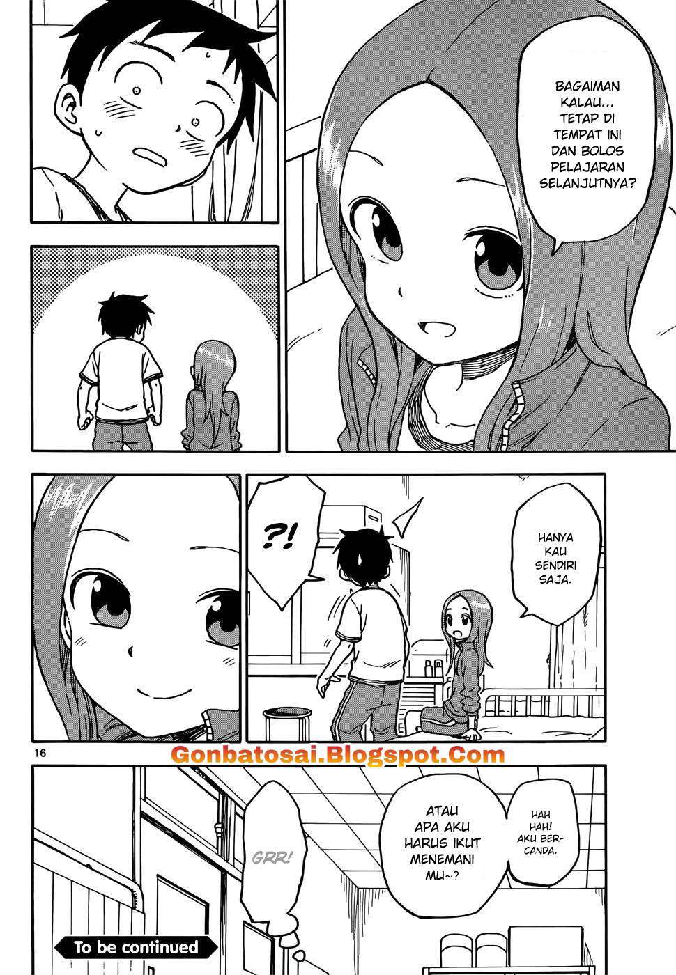 Karakai Jouzu no Takagi-san Chapter 68