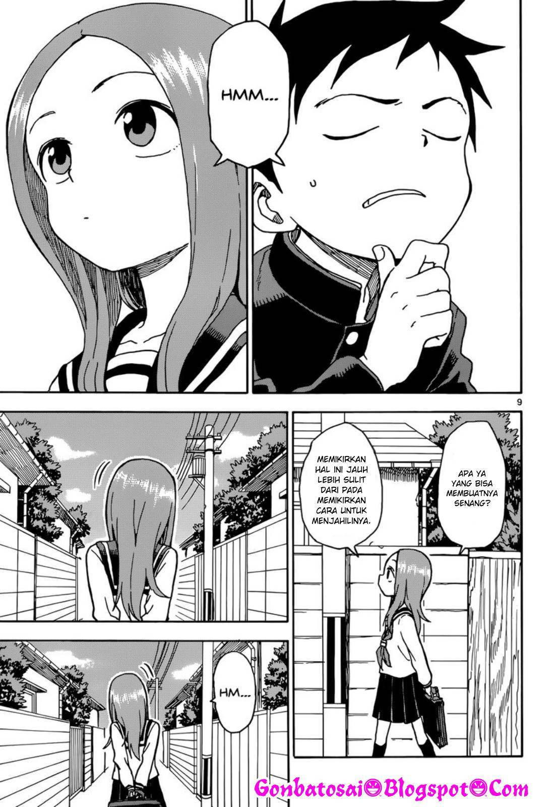 Karakai Jouzu no Takagi-san Chapter 70