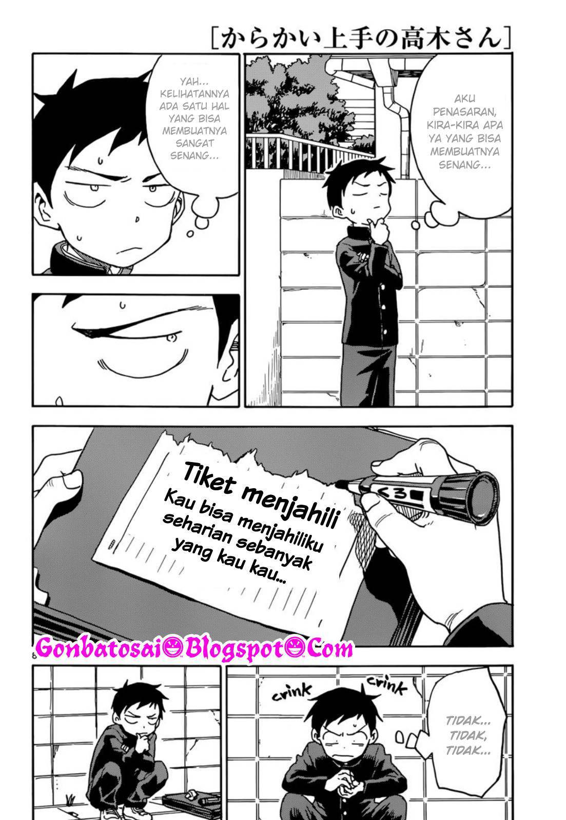 Karakai Jouzu no Takagi-san Chapter 70