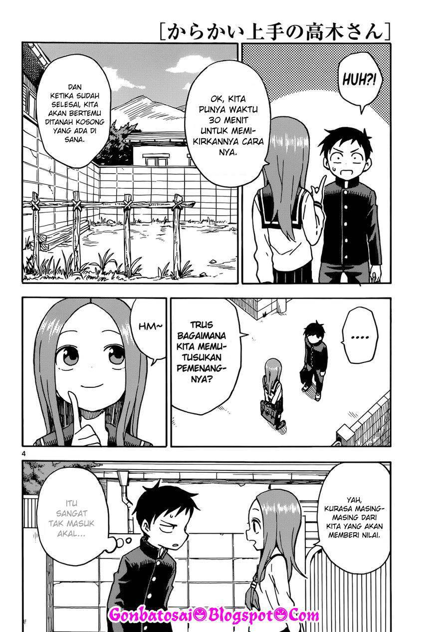 Karakai Jouzu no Takagi-san Chapter 70