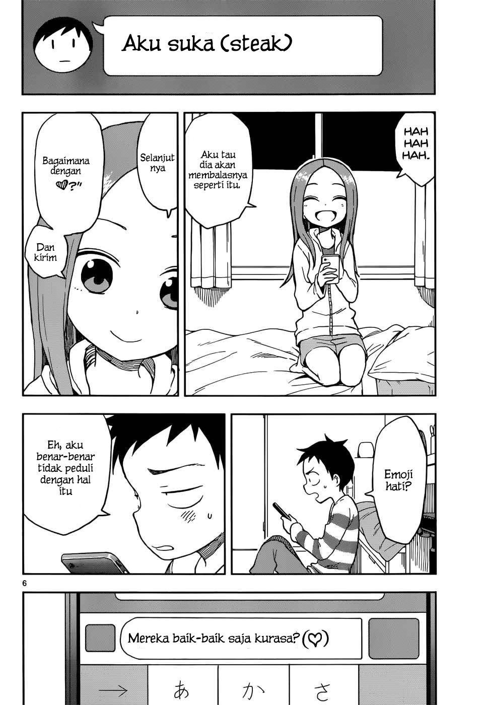 Karakai Jouzu no Takagi-san Chapter 77