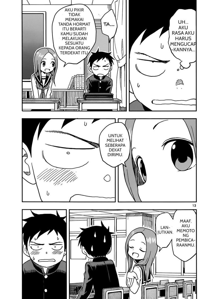 Karakai Jouzu no Takagi-san Chapter 81