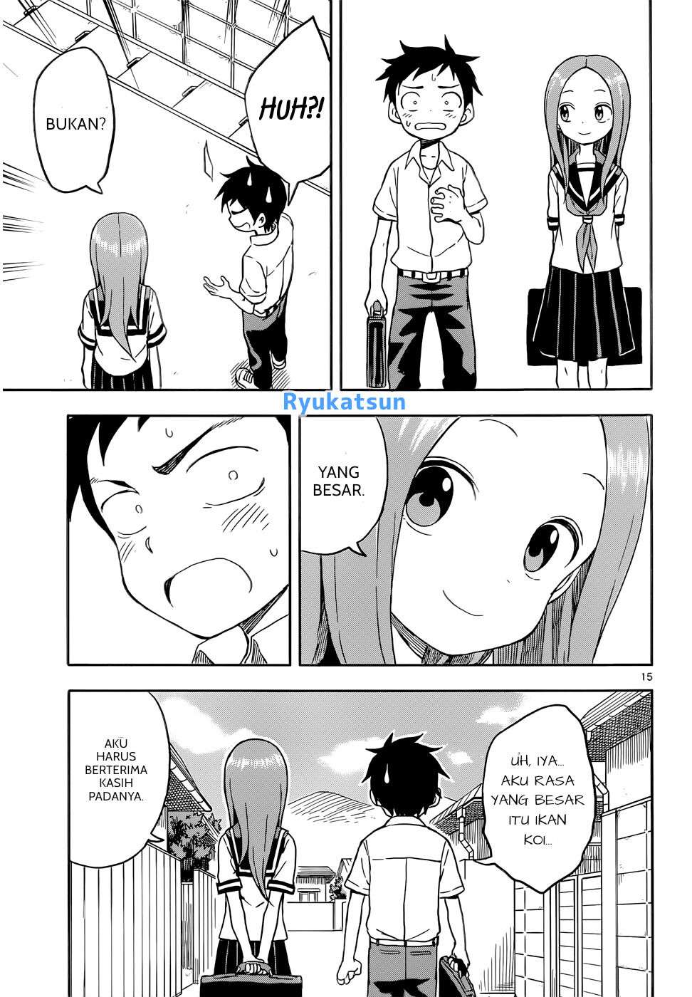 Karakai Jouzu no Takagi-san Chapter 89