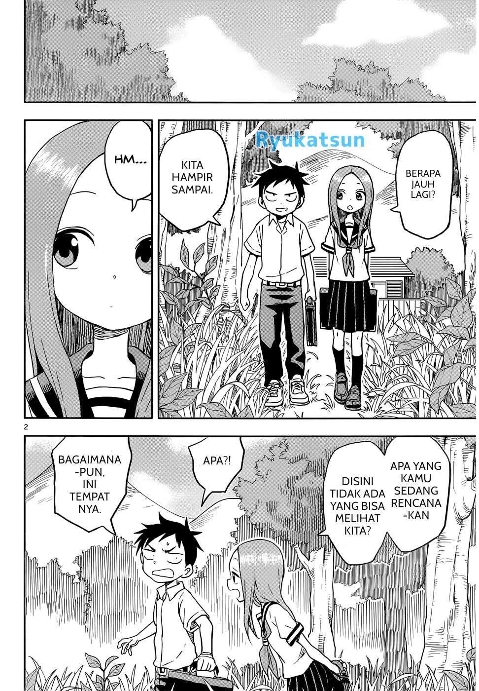 Karakai Jouzu no Takagi-san Chapter 89