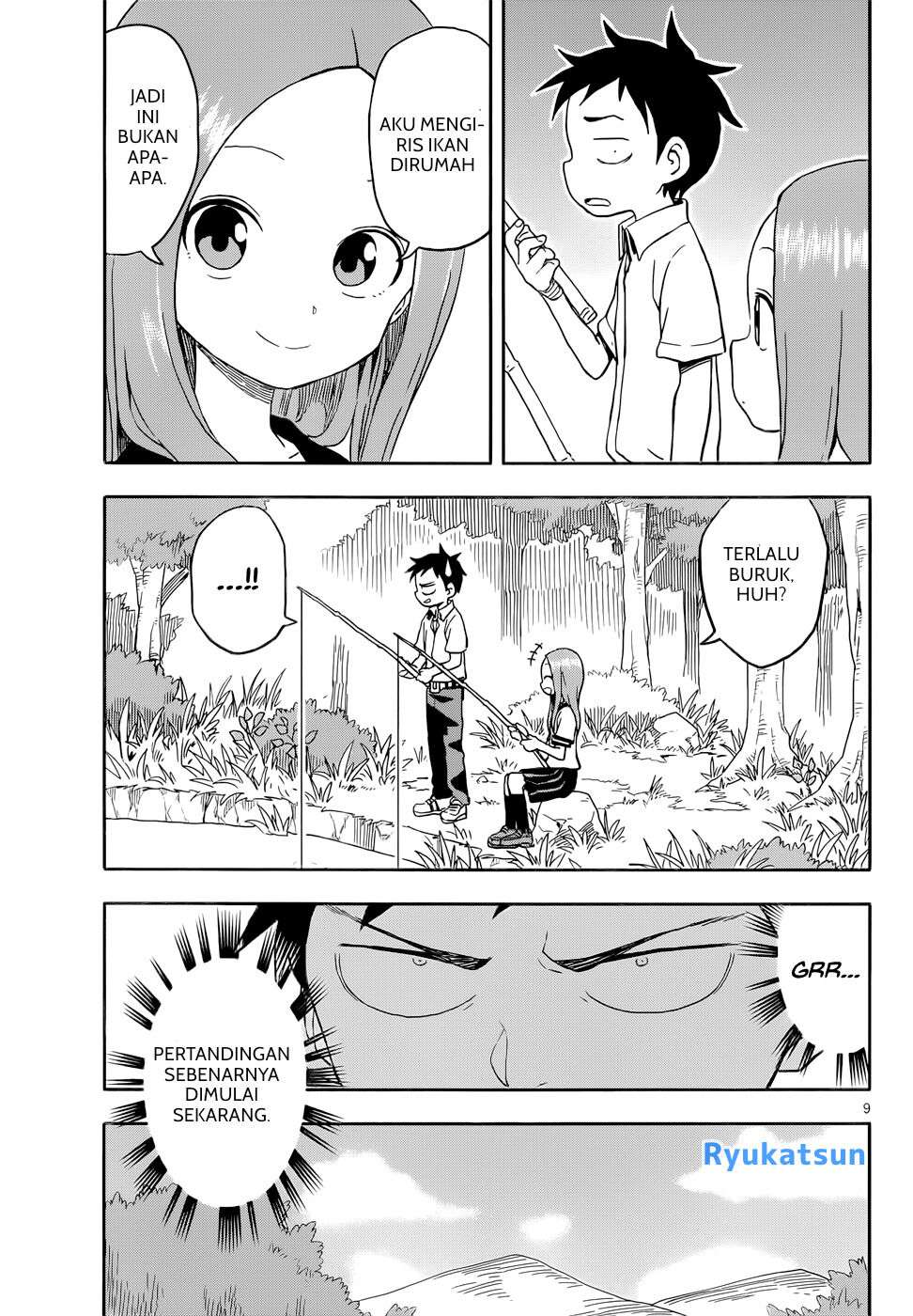 Karakai Jouzu no Takagi-san Chapter 89