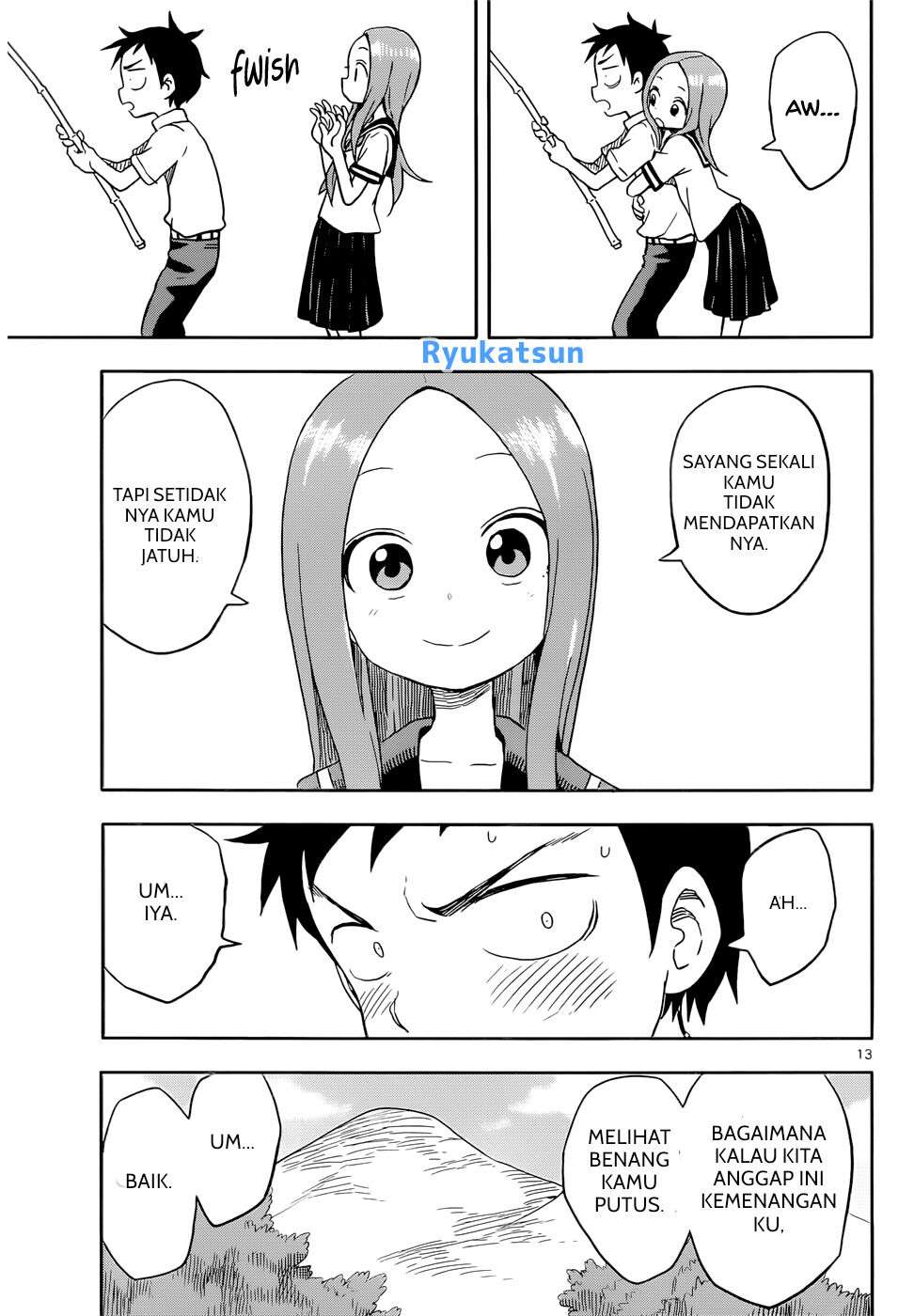 Karakai Jouzu no Takagi-san Chapter 89