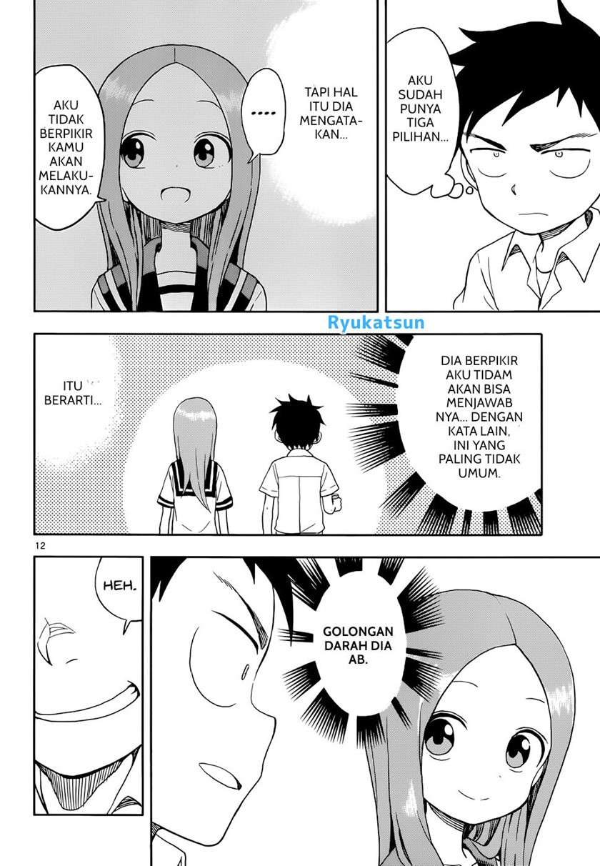 Karakai Jouzu no Takagi-san Chapter 90