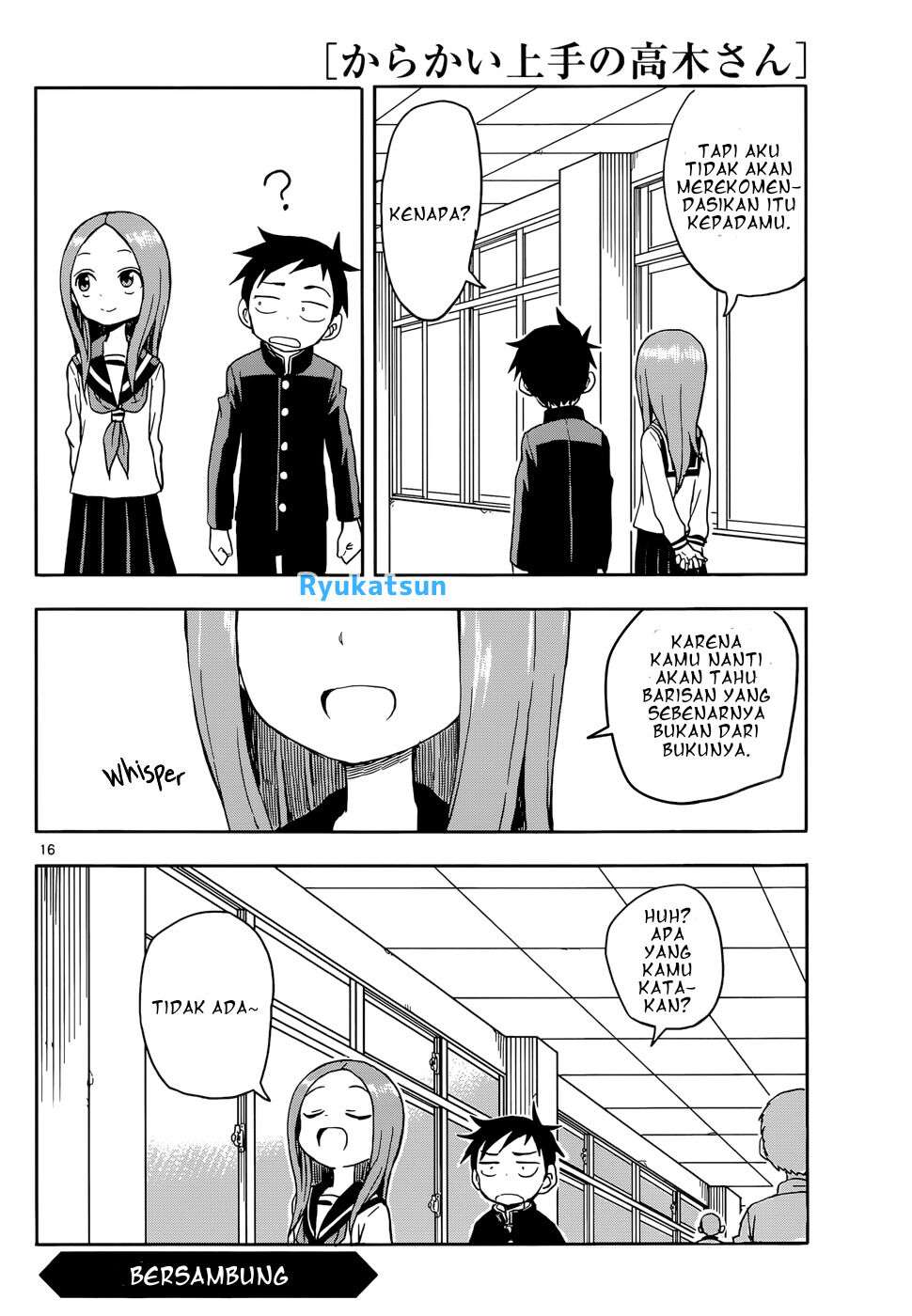 Karakai Jouzu no Takagi-san Chapter 94