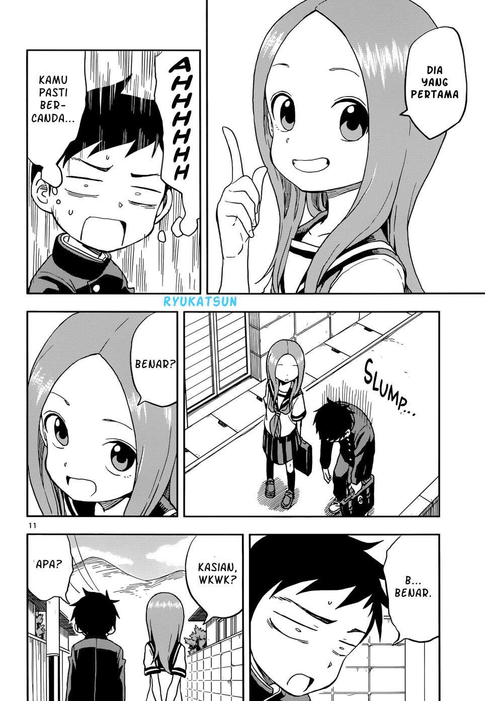 Karakai Jouzu no Takagi-san Chapter 95