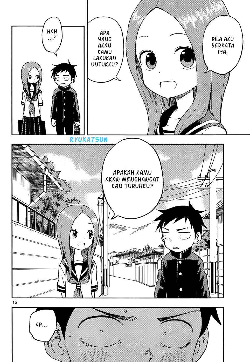 Karakai Jouzu no Takagi-san Chapter 95