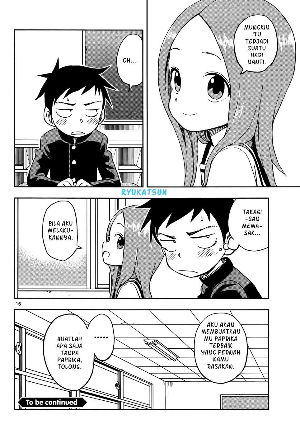 Karakai Jouzu no Takagi-san Chapter 96