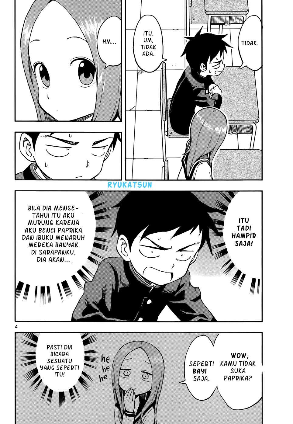 Karakai Jouzu no Takagi-san Chapter 96