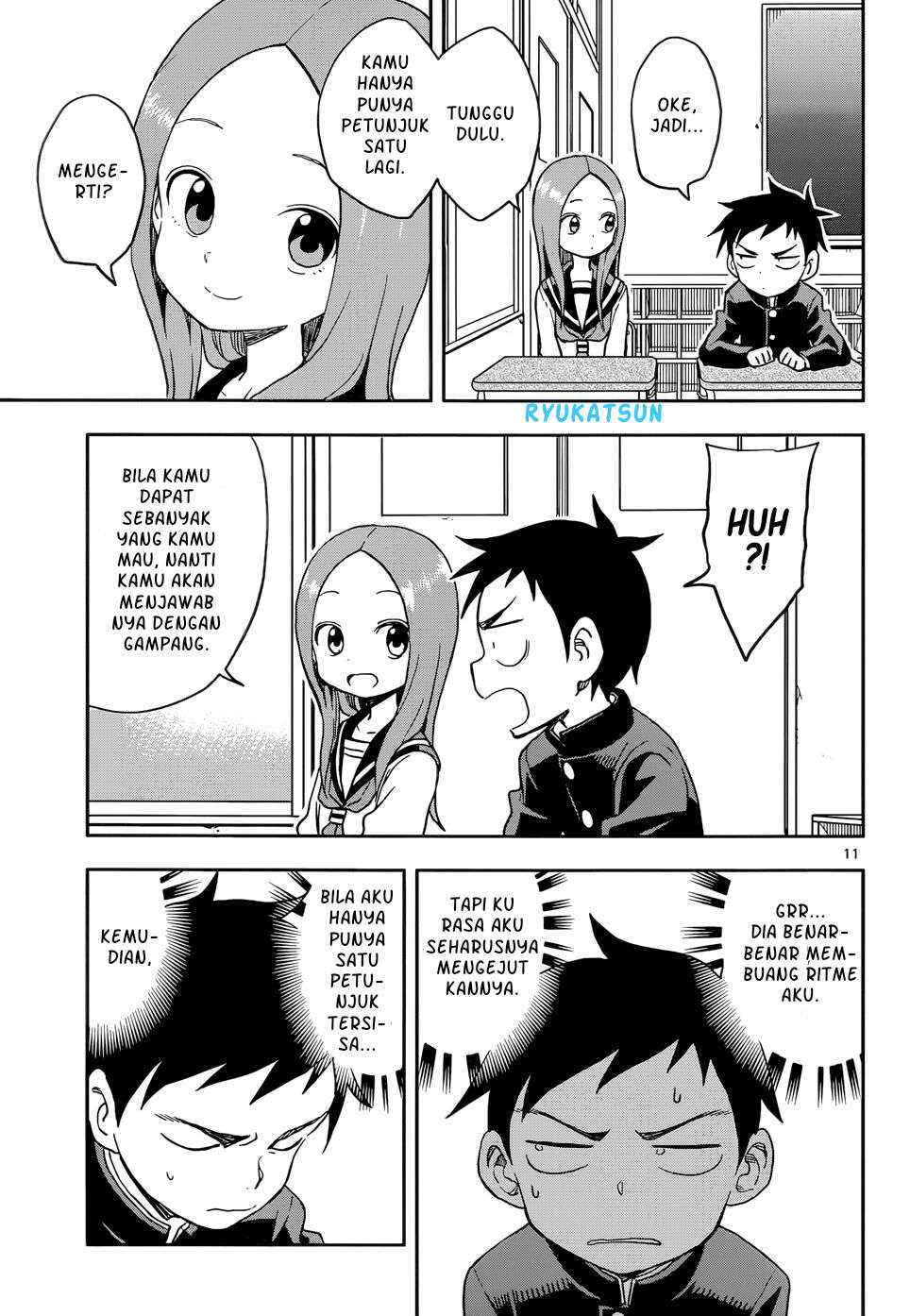 Karakai Jouzu no Takagi-san Chapter 96