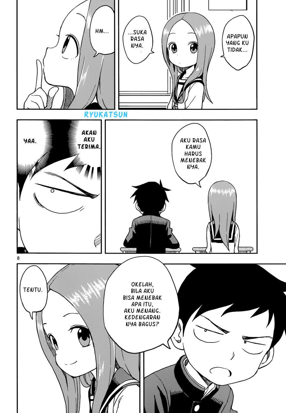 Karakai Jouzu no Takagi-san Chapter 96