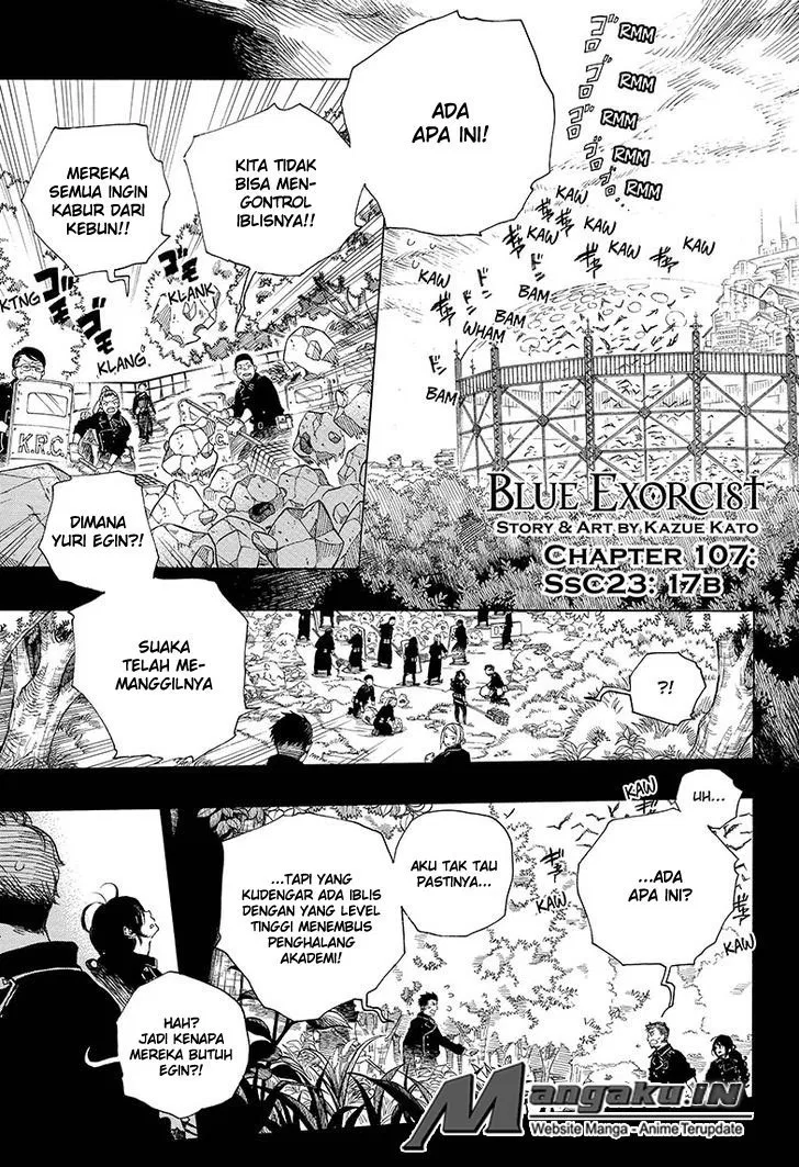 Ao no Exorcist Chapter 107