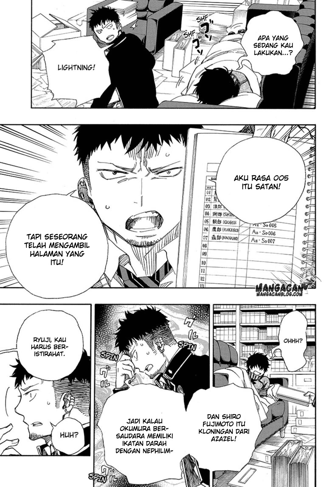 Ao no Exorcist Chapter 88