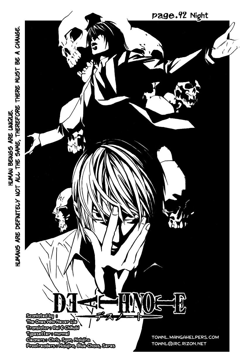 Death Note Chapter 92