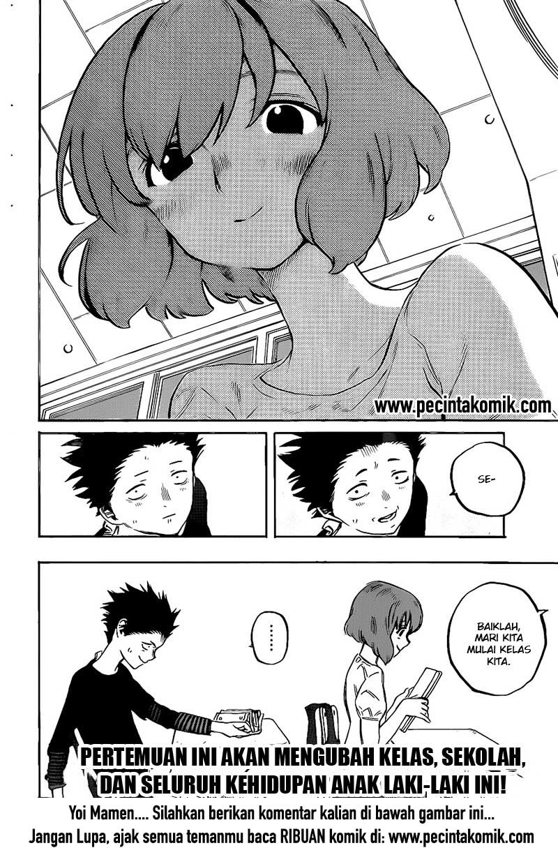 Koe no Katachi Chapter 1