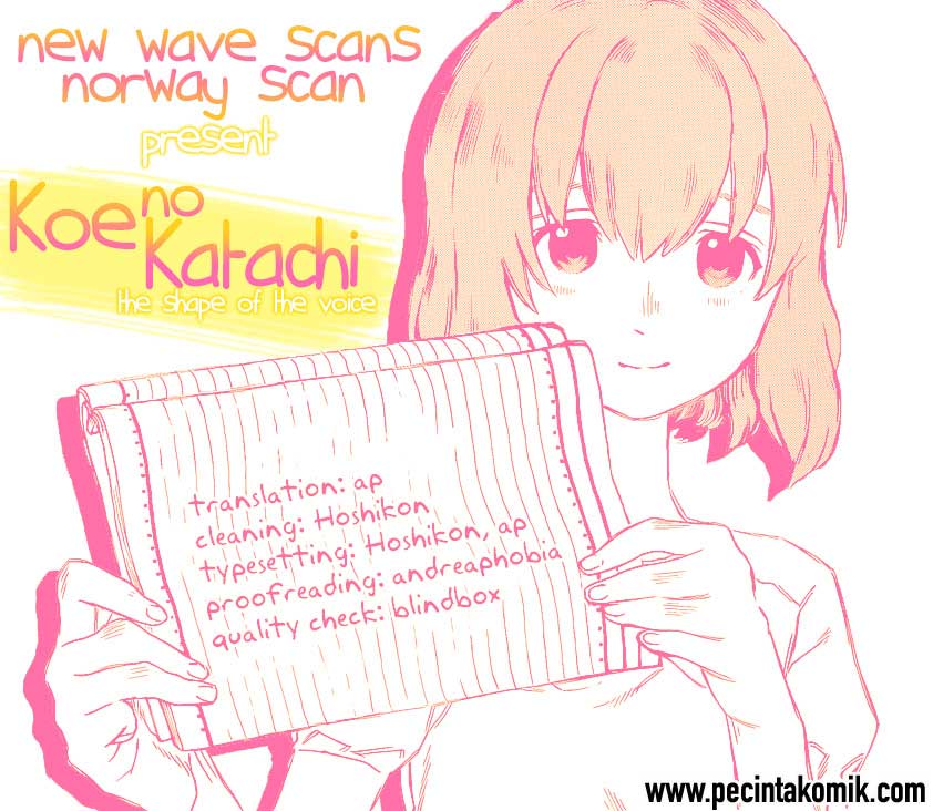 Koe no Katachi Chapter 1