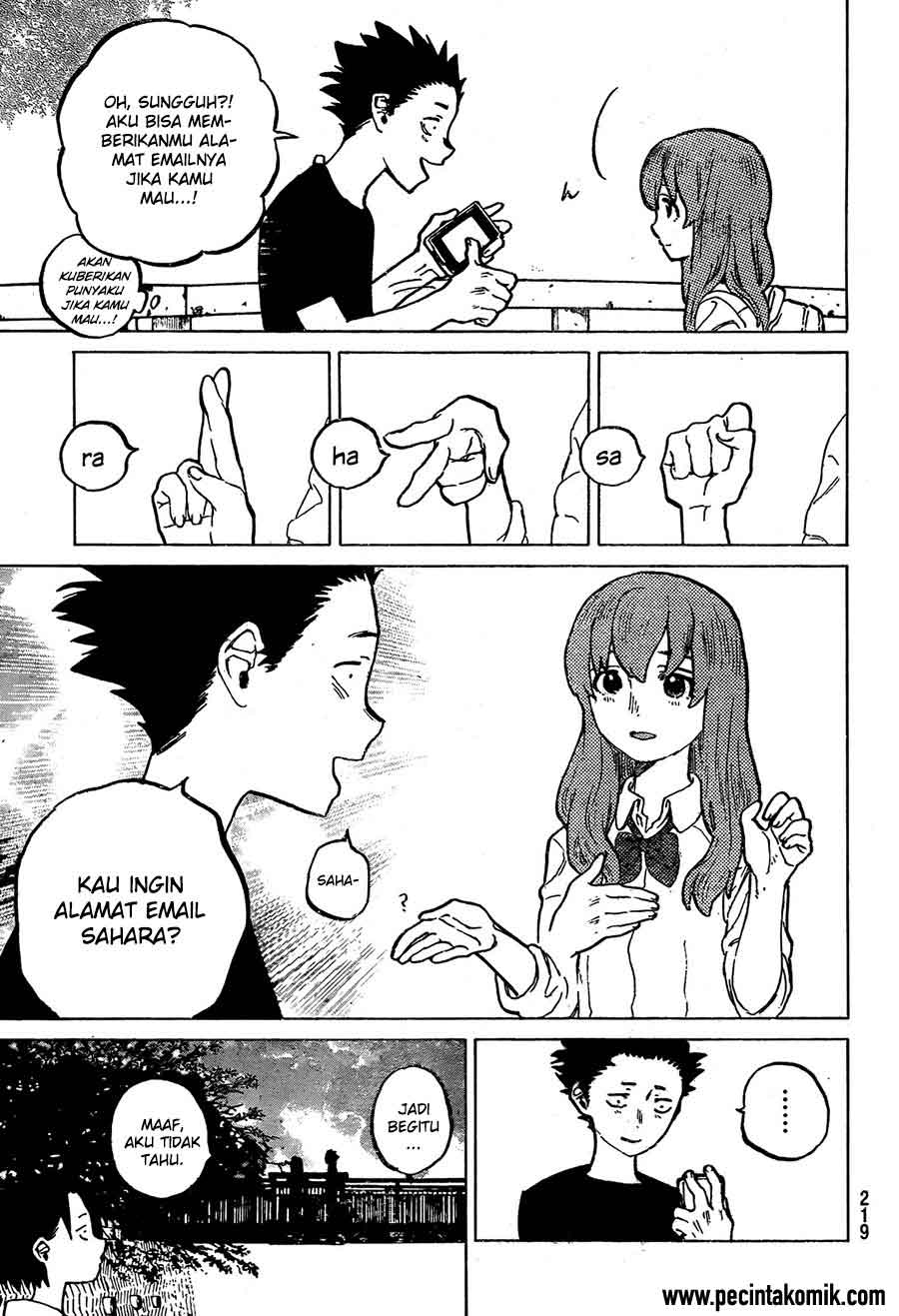 Koe no Katachi Chapter 15