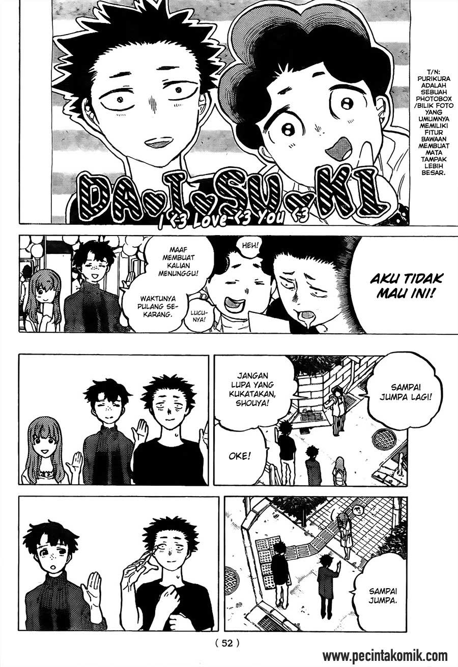 Koe no Katachi Chapter 17