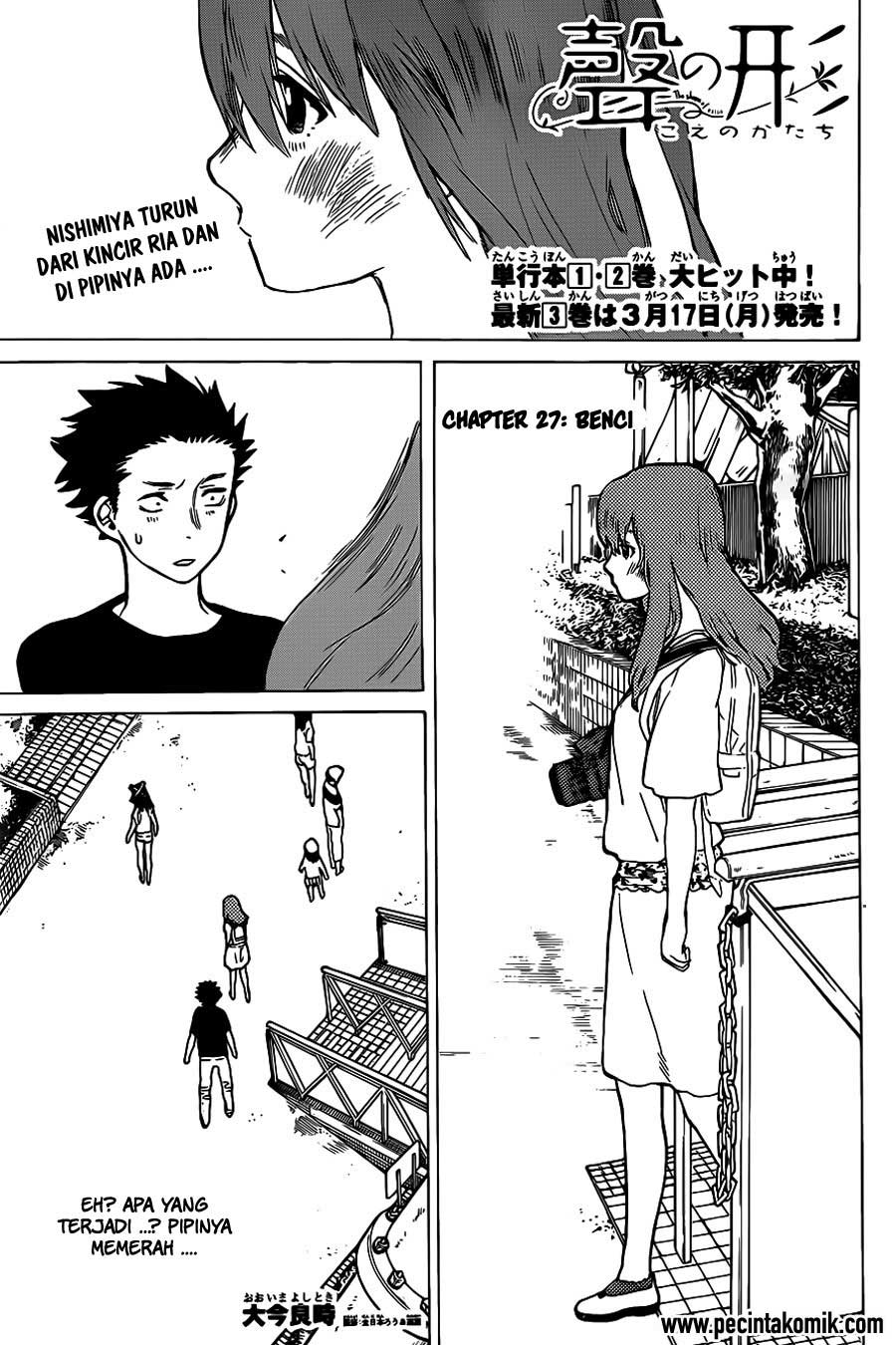 Koe no Katachi Chapter 27