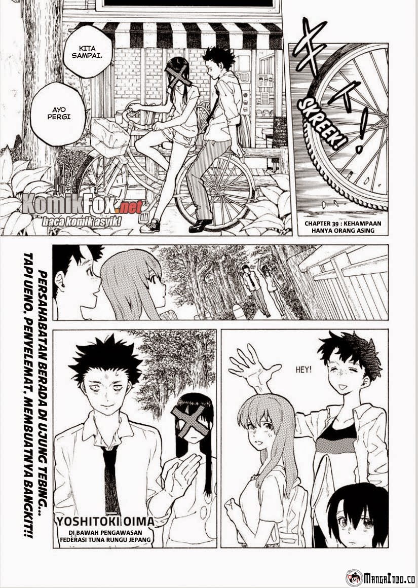 Koe no Katachi Chapter 39