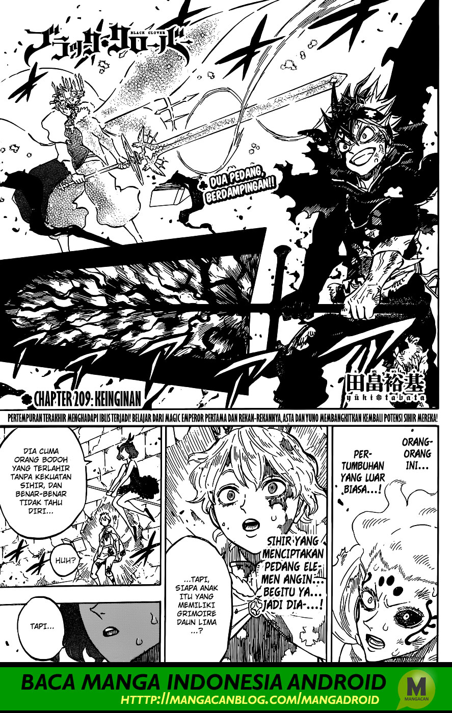 Black Clover Chapter 209