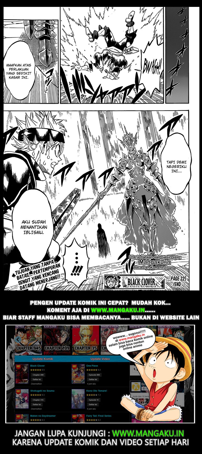 Black Clover Chapter 225