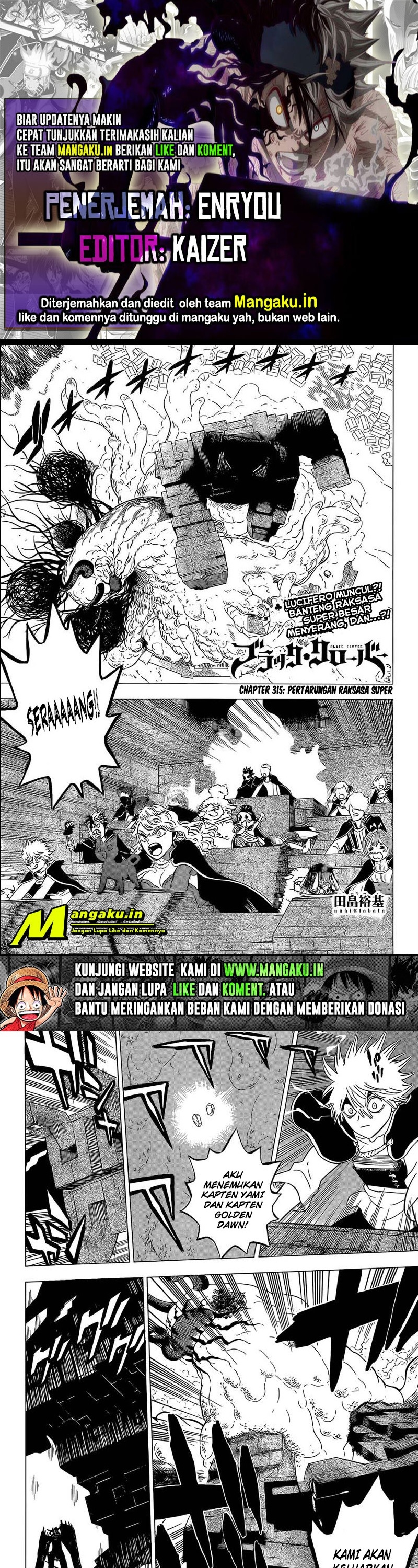 Black Clover Chapter 315