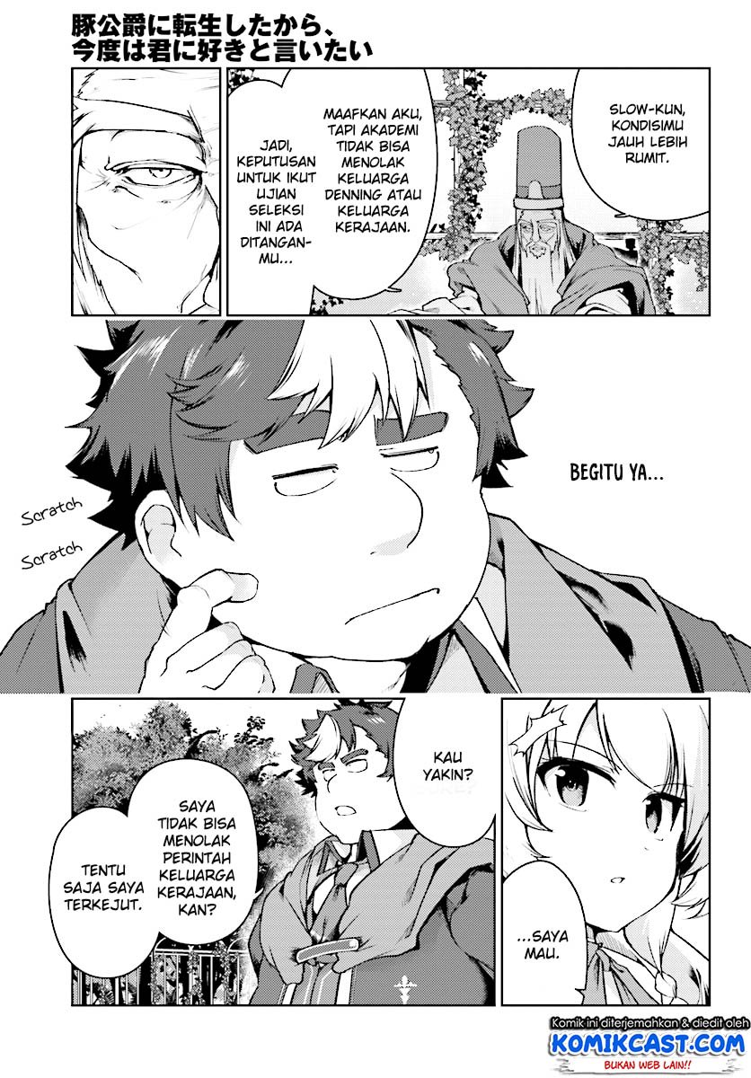 Buta Koushaku ni Tensei Shitakara, Kondo wa Kimi ni Suki to Iitai Chapter 13