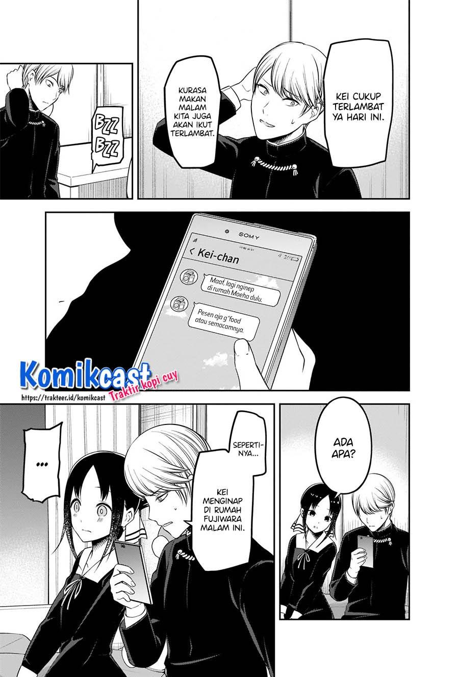 Kaguya-sama wa Kokurasetai: Tensai-tachi no Renai Zunousen Chapter 218