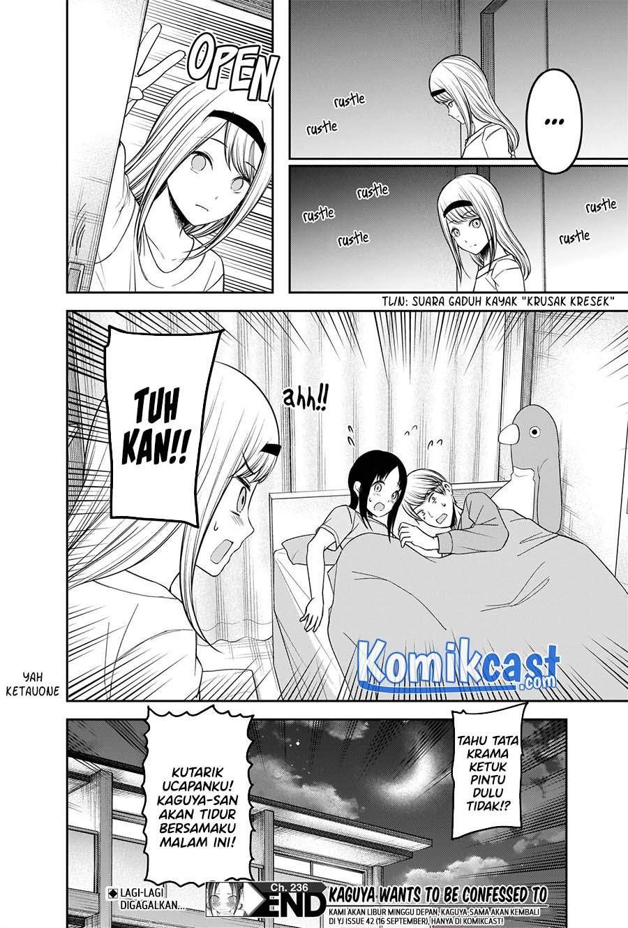 Kaguya-sama wa Kokurasetai: Tensai-tachi no Renai Zunousen Chapter 236