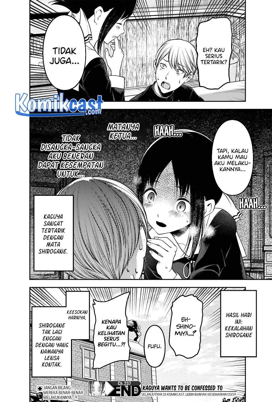 Kaguya-sama wa Kokurasetai: Tensai-tachi no Renai Zunousen Chapter 237