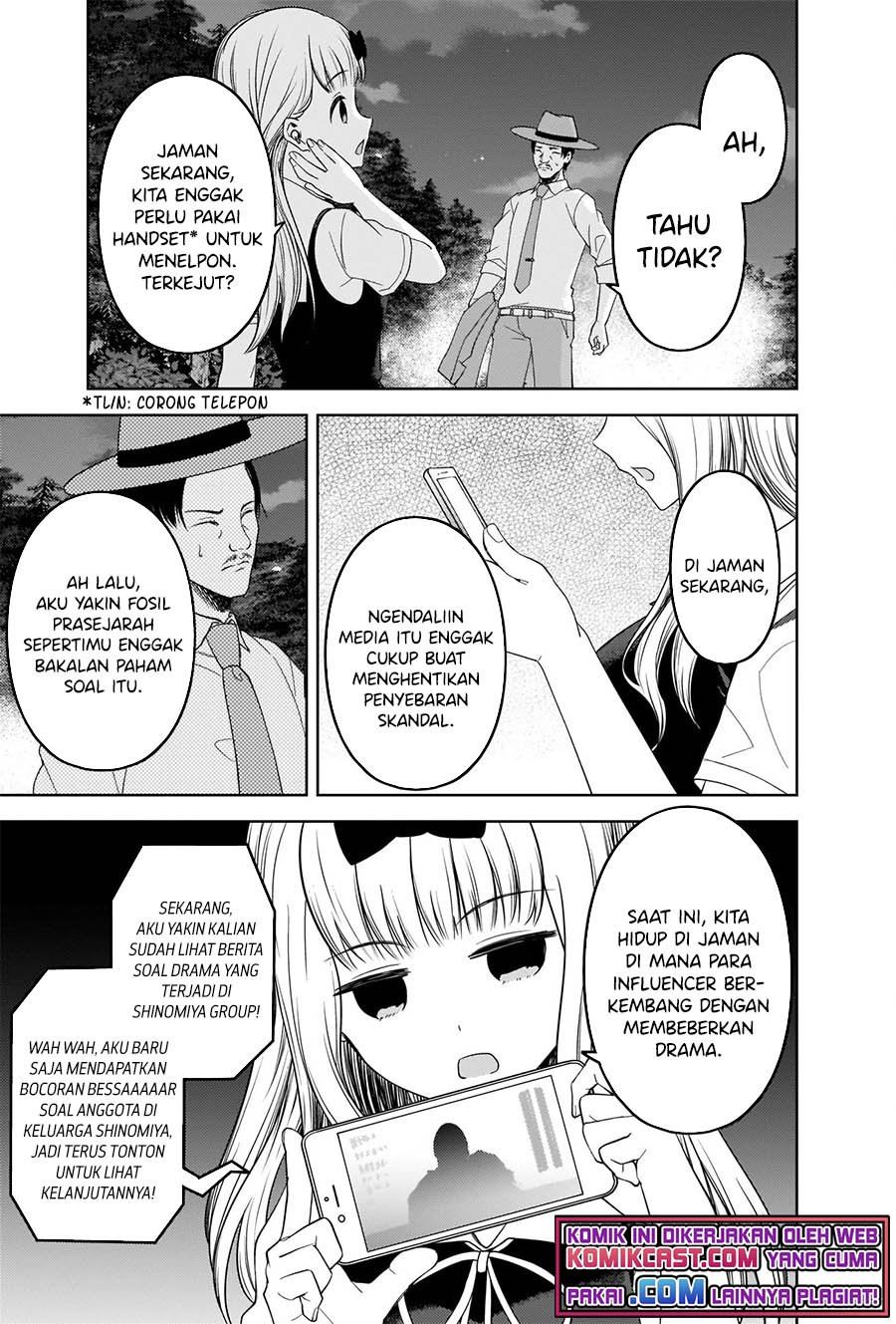 Kaguya-sama wa Kokurasetai: Tensai-tachi no Renai Zunousen Chapter 257