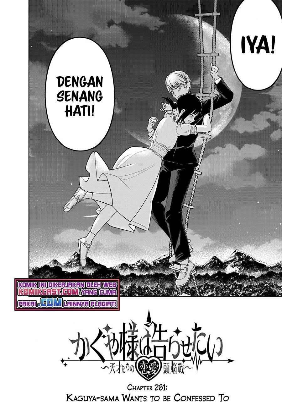 Kaguya-sama wa Kokurasetai: Tensai-tachi no Renai Zunousen Chapter 261