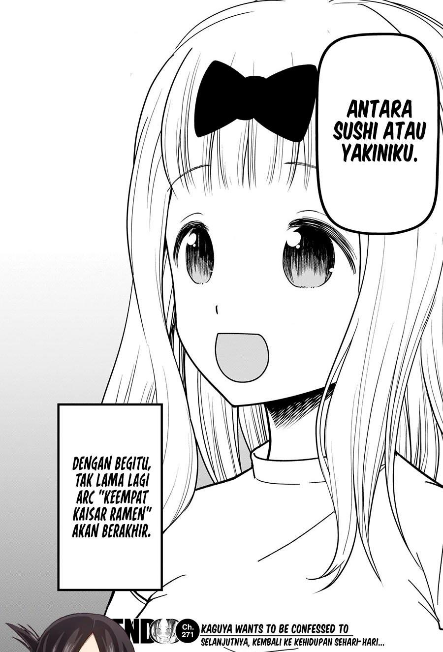 Kaguya-sama wa Kokurasetai: Tensai-tachi no Renai Zunousen Chapter 271