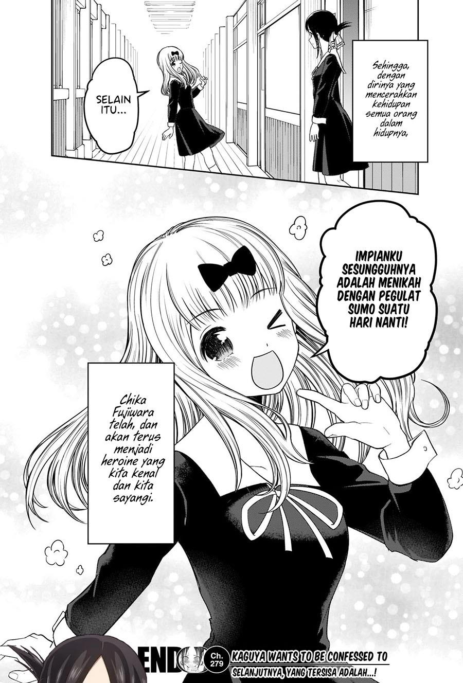 Kaguya-sama wa Kokurasetai: Tensai-tachi no Renai Zunousen Chapter 279