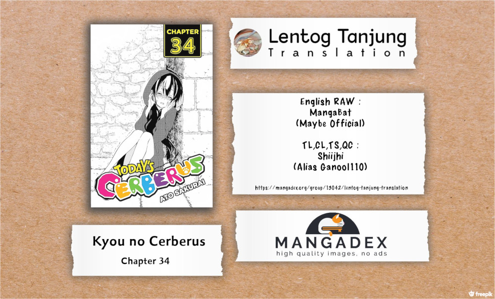 Kyou no Cerberus Chapter 34