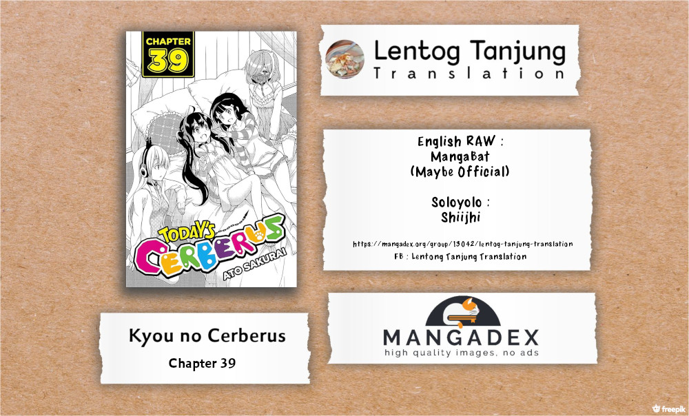 Kyou no Cerberus Chapter 39