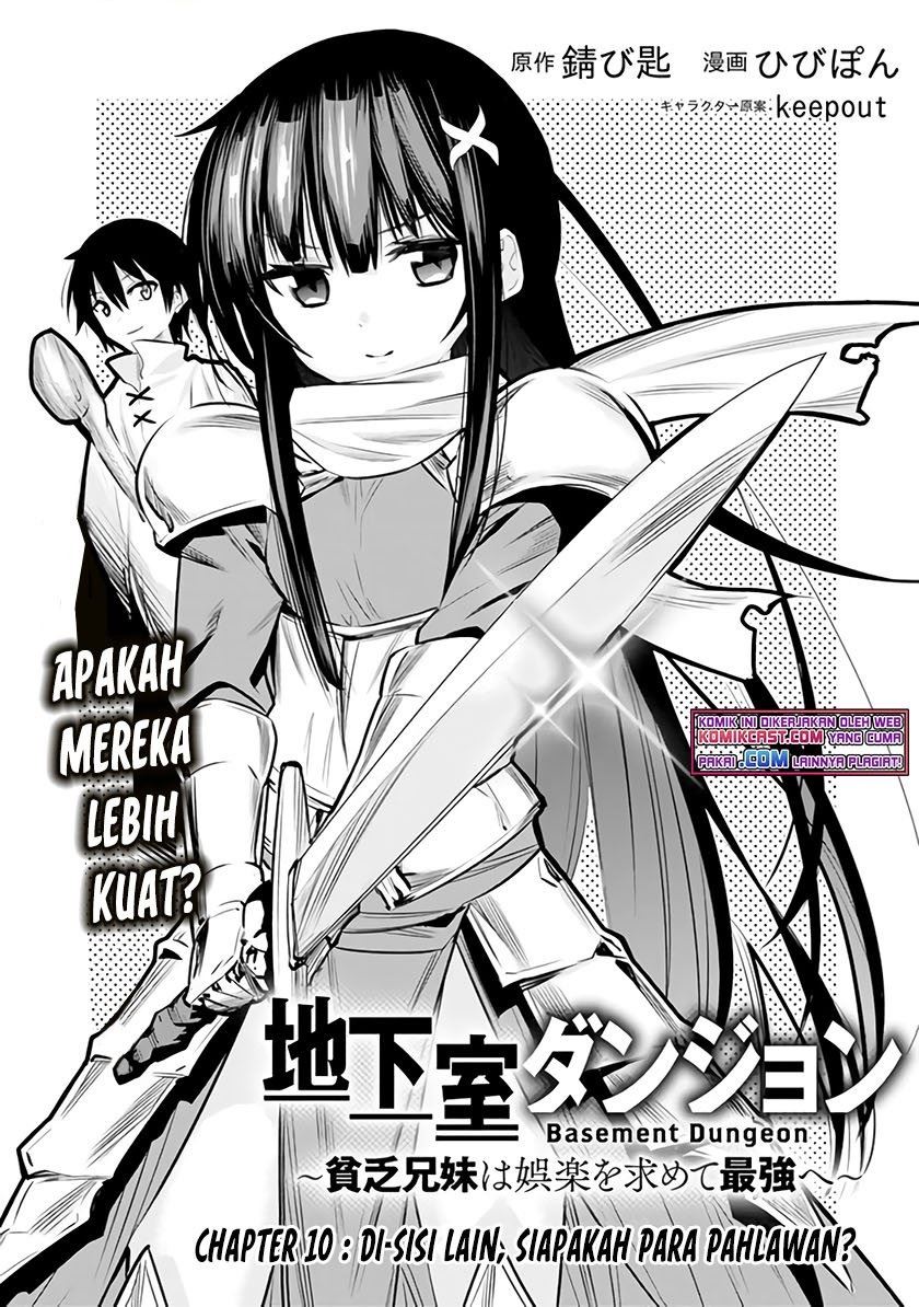 Chikashitsu Dungeon: Binbou Kyoudai wa Goraku wo Motomete Saikyou e Chapter 10