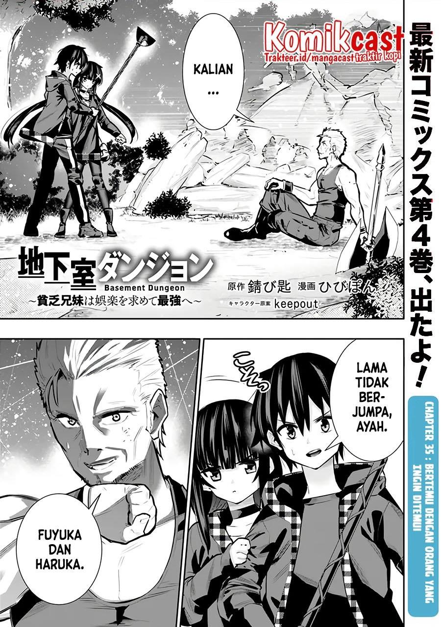 Chikashitsu Dungeon: Binbou Kyoudai wa Goraku wo Motomete Saikyou e Chapter 35