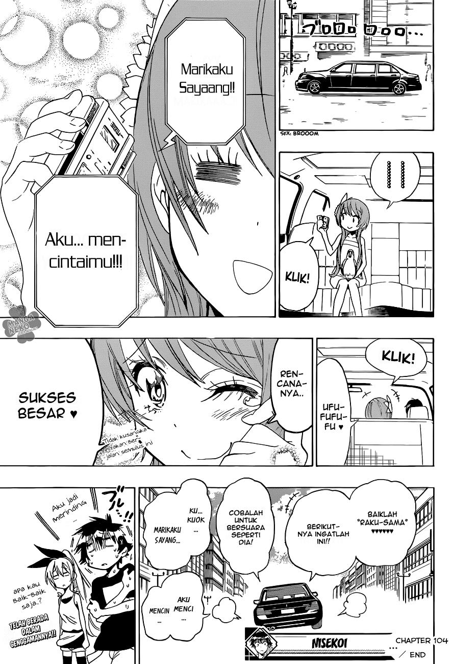 Nisekoi Chapter 104