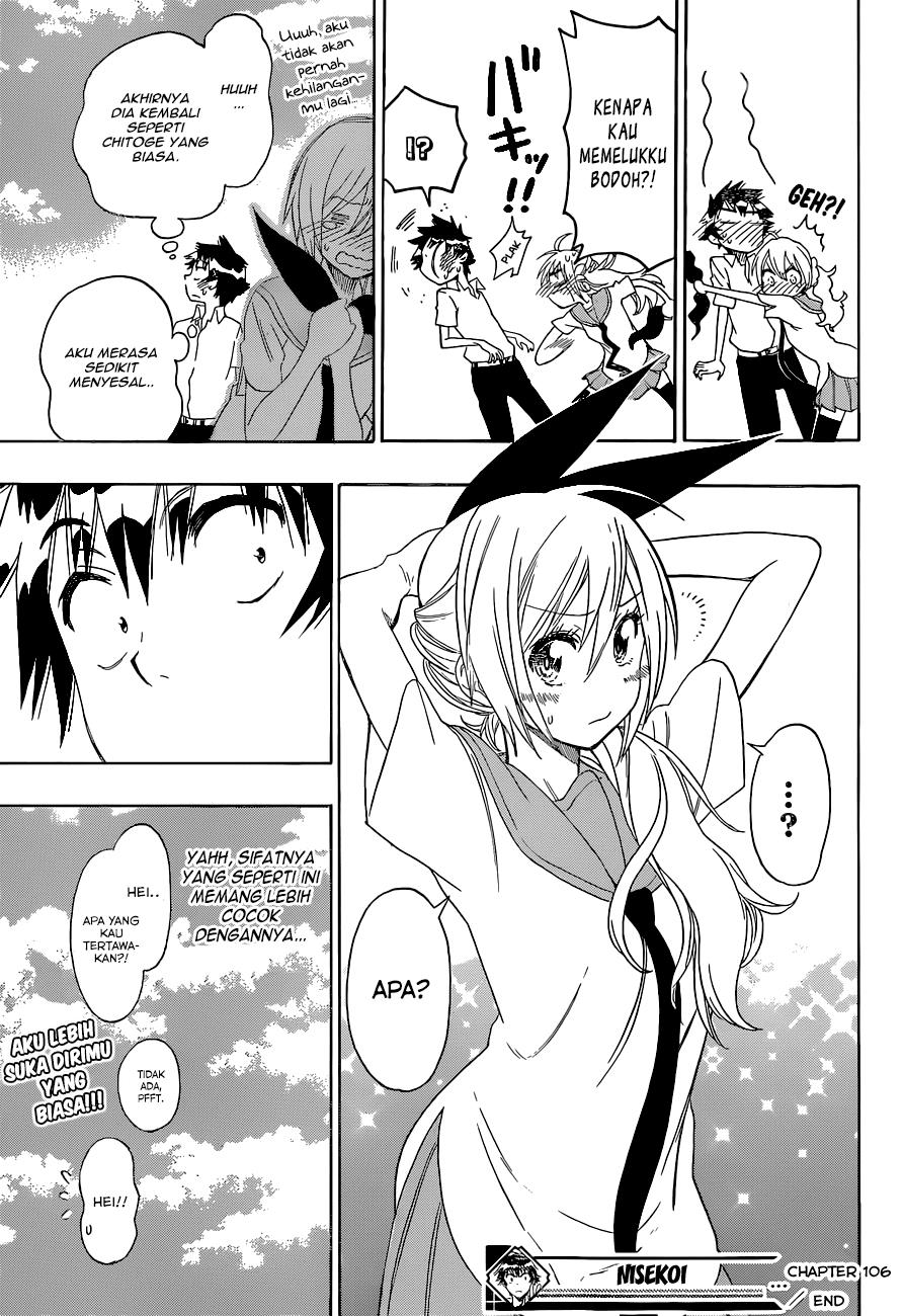 Nisekoi Chapter 106